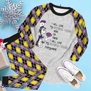 I Will Love My Minnesota Vikings Everywhere Pajama Set Product Photo 2