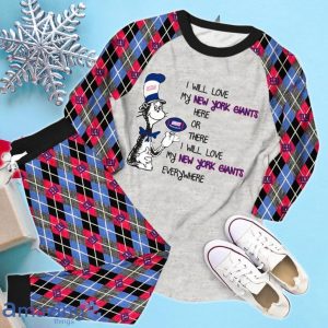 I Will Love My New York Giants Everywhere Pajama Set image I Will Love My New York Giants Everywhere Pajama Set Product Photo 2