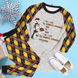 I Will Love My Washington Commanders Everywhere Pajama Set Product Photo 3