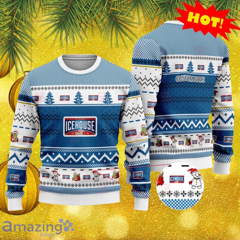 Icehouse Custom Christmas Ugly Sweater Christmas Gift For Men And Women image Icehouse Custom Christmas Ugly Sweater Christmas Gift For Men And Women Product Photo 1