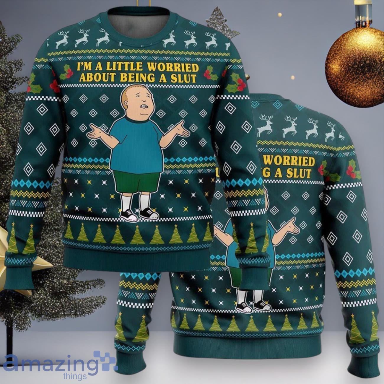 King of the outlet hill ugly christmas sweater