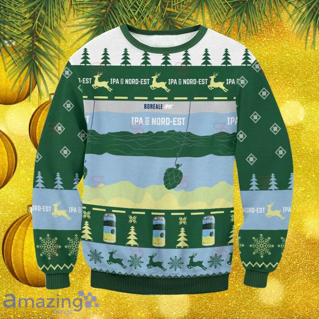 Ipa Du Nord Est Beer Ugly Sweater Christmas Gift For Men And Women image Ipa Du Nord-Est Beer Ugly Sweater Christmas Gift For Men And Women Product Photo 1