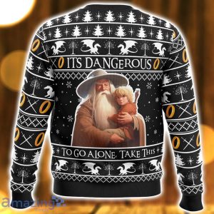 It’s Dangerous to go Alone Lord of the Rings 3D Ugly Christmas Sweater Nice Christmas Gift For Men And Women Product Photo 3