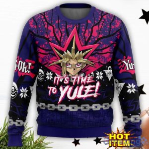 It’s Time To Yule Yugioh Ugly Christmas Sweater Christmas Holiday Gift For Men And Women Product Photo 2