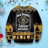 Jack Daniel’S Tennessee Whiskey Knitting Pattern 3D Print Ugly Sweater