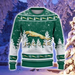 Jaguar Cars Santa Hat Pattern Ugly Christmas Sweater For Men And Women image Jaguar Cars Santa Hat Pattern Ugly Christmas Sweater For Men And Women Product Photo 2