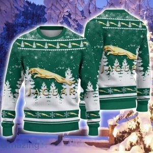 Jaguar Cars Santa Hat Pattern Ugly Christmas Sweater For Men And Women Product Photo 1