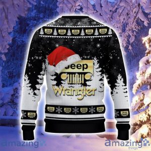 Jeep Wrangler Santa Hat Pattern Ugly Christmas Sweater For Men And Women Product Photo 3