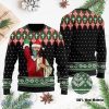 Jesus And Santa Claus Half Face Ugly Christmas Sweater Xmas Christmas Gift 3D Sweater