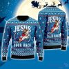Jesus Has Your Back 3D Ugly Christmas Sweater Gift For Family Christmas Gift