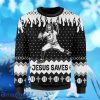 Jesus Saves Baseball Ugly Christmas Sweater Gift For Men And Women