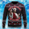 Jesus Ugly Christmas Sweater, Christian Crew Neck Sweatshirt, Gift For Christmas