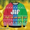 Jif Christmas Ugly Sweater Christmas Gift For Men And Women
