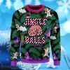 Jingle Balls And Unicorn Ugly Christmas Sweater Gift For Men And Women