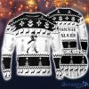 Johnnie Walker Ugly Christmas Sweater Pine Trees Reindeer Pattern Beer Loves Johnnie Walker ugly sweater