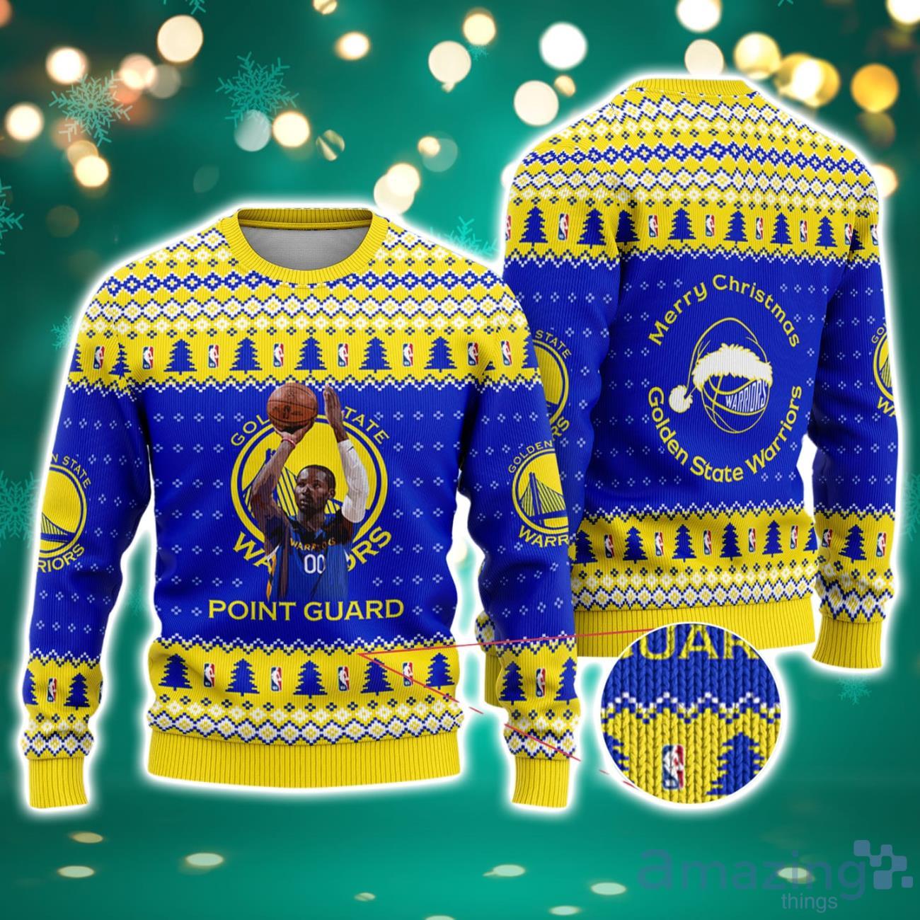 Jonathan Kuminga Golden States Warriors NBA Merry Christmas Christmas Ugly Sweater image Jonathan Kuminga Golden States Warriors NBA Merry Christmas Christmas Ugly Sweater Product Photo 1
