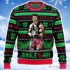 Jungle All The Way Arnold Schwarzenegger Ugly Christmas Sweater