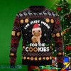 Just Here For The Cookies Ugly Christmas Sweaters Style Gift