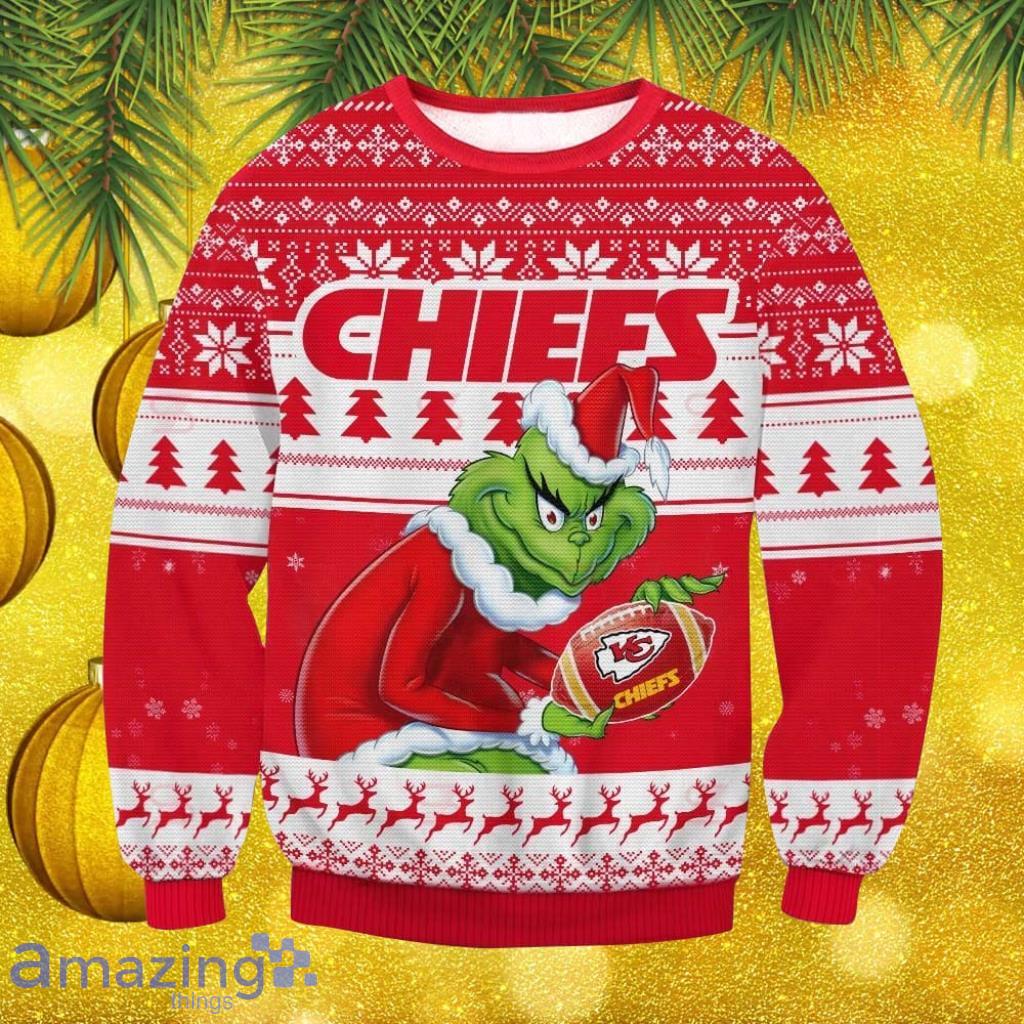 Kansas City Chiefs Grinch Ugly Ugly Sweater Christmas Gift For Men And Women Product Photo 1