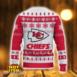 Kansas City Chiefs Logo Cute Ugly Christmas Sweater 3D Printed Unisex Sweater Product Photo 3