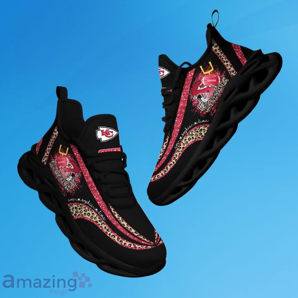 Kansas City Chiefs NFL Max Soul Shoes Custom Name Special Gift For Men And Women image Kansas City Chiefs NFL Max Soul Shoes Custom Name Special Gift For Men And Women Product Photo 1