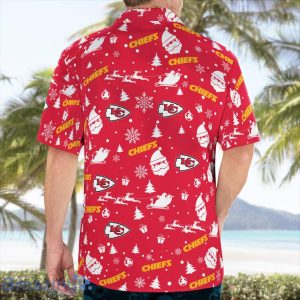 Kansas City Chiefs Santa Claus Christmas Pattern Cute Christmas Gift Hawaiian Shirt image Kansas City Chiefs Santa Claus Christmas Pattern Cute Christmas Gift Hawaiian Shirt Product Photo 2