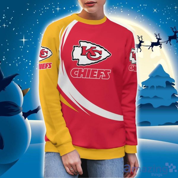 Kansas City Chiefs Simple Vintage 3D Sweater Christmas Gift For Fans Product Photo 2