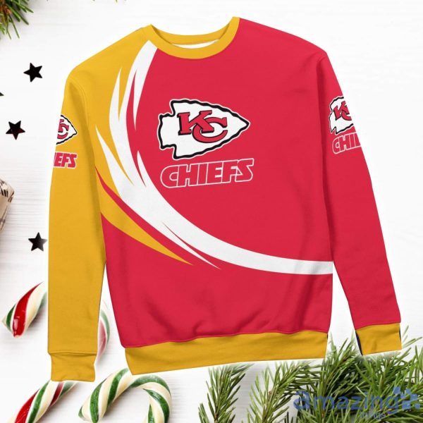 Kansas City Chiefs Simple Vintage 3D Sweater Christmas Gift For Fans Product Photo 3