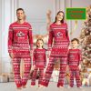 Kansas City Chiefs Team Custom Name Christmas Pajamas For Fans