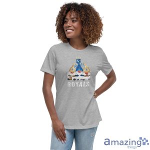 Kansas City Royals Logo Gnomies Shirt Christmas Gift - Women's Relaxed Short Sleeve Jersey Tee