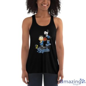 Kansas City Royals The Peanuts T-Shirt Gift For Fans - Women's Flowy Racerback Tank