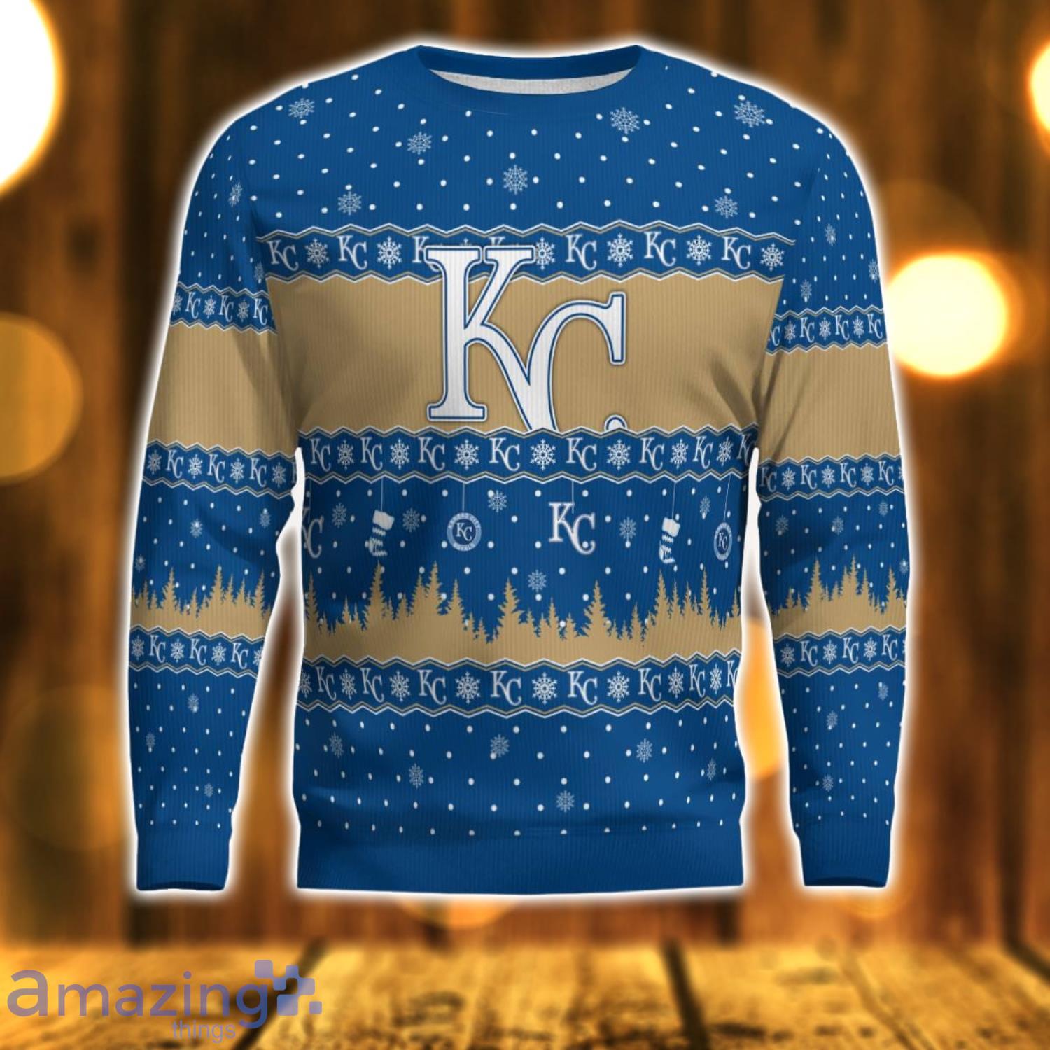 Kansas City Royals Ugly Christmas Sweater Christmas Gift For Men And Women Holidays image Kansas City Royals Ugly Christmas Sweater Christmas Gift For Men And Women Holidays Product Photo 2