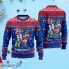 Kansas Jayhawks Ho Ho Ho Santa’s Reindeer Ugly Christmas Sweater Xmas Gift For Fans Custom Name
