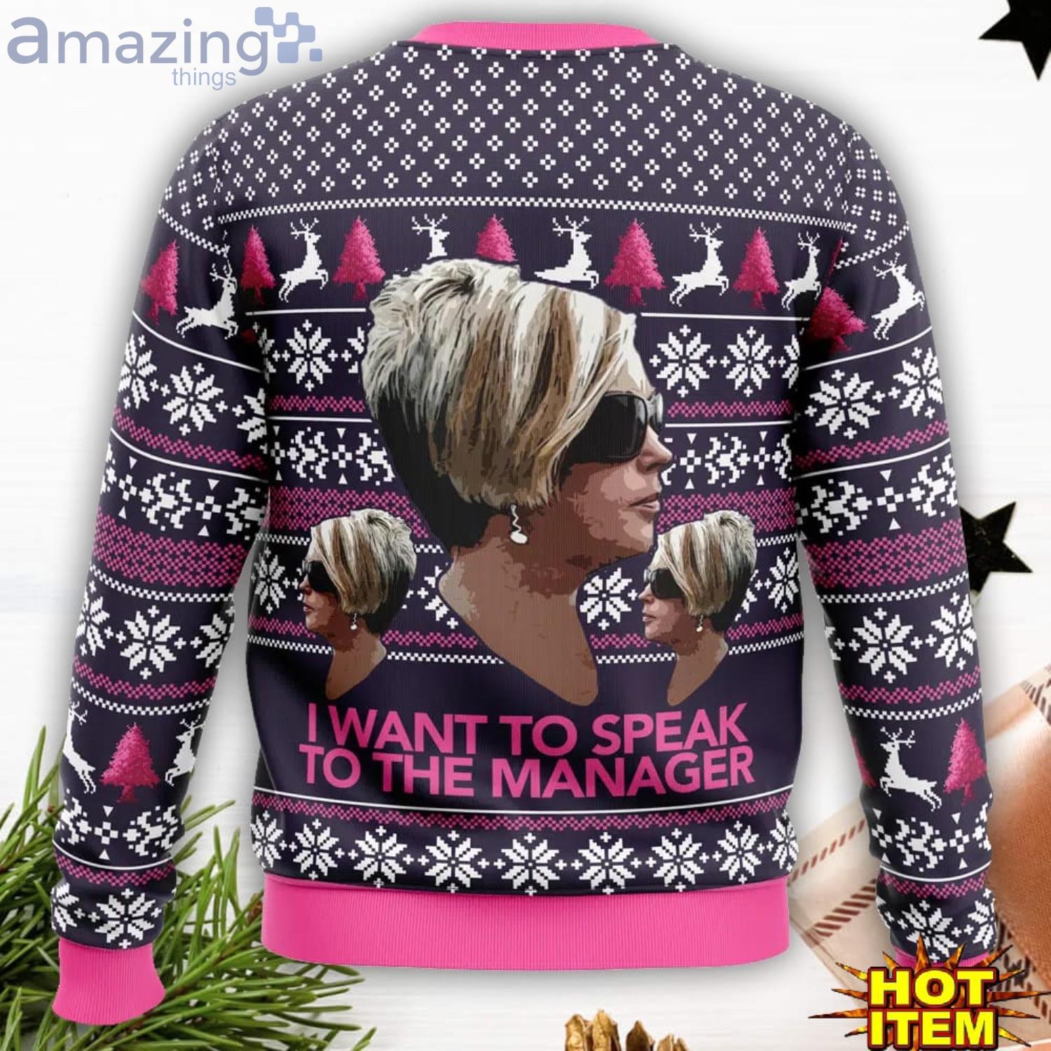 Karen Meme Funny Ugly Christmas Sweater Christmas Gift For Family image Karen Meme Funny Ugly Christmas Sweater Christmas Gift For Family Product Photo 3