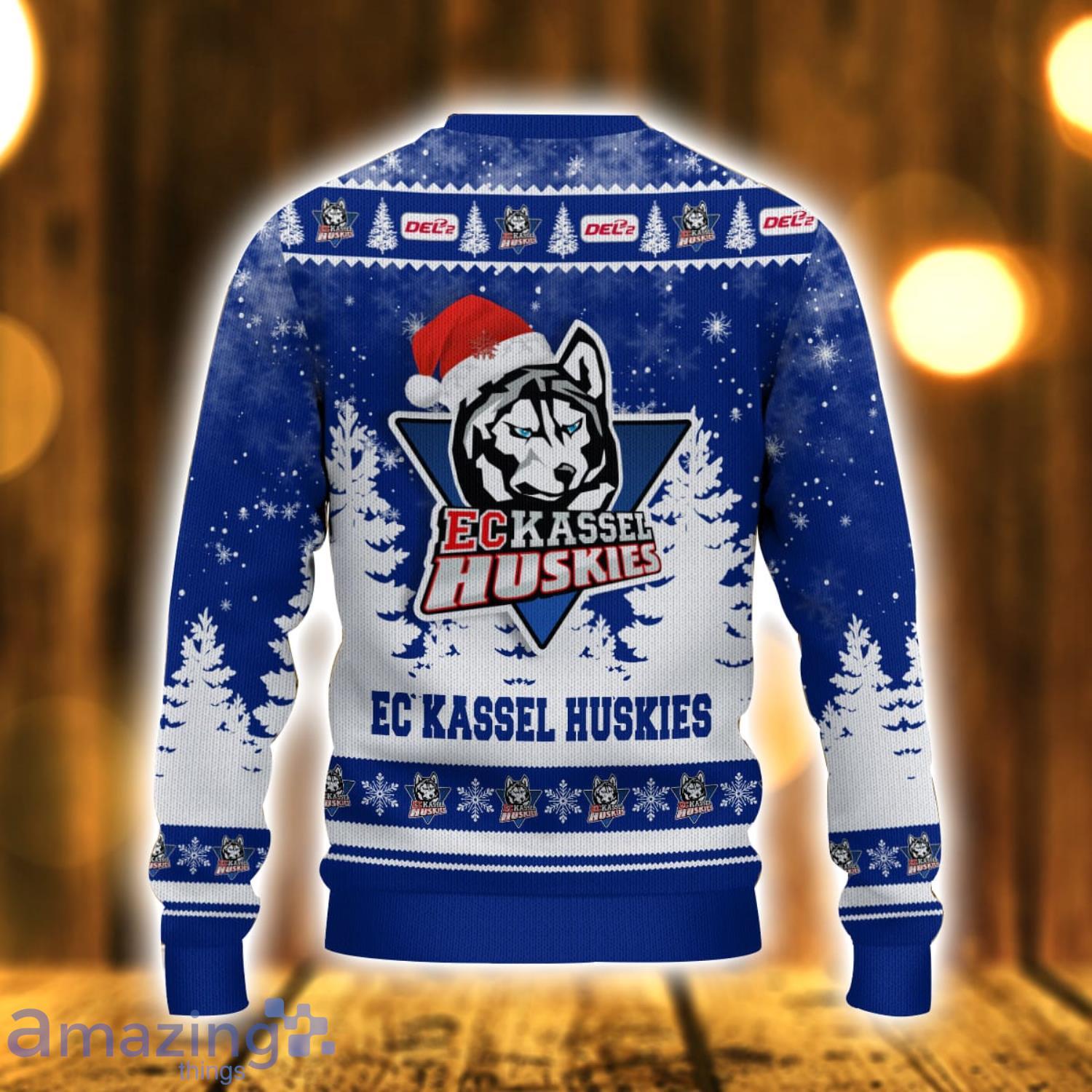 Kassel Huskies 3D Ugly Christmas Sweater Christmas Gift image Kassel Huskies 3D Ugly Christmas Sweater Christmas Gift Product Photo 3