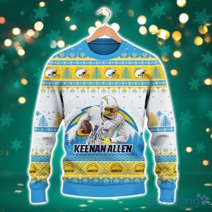 Keenan Allen Los Angeles Chargers We Gave Ourselves A Shot NFL Christmas Ugly Sweater Product Photo 2