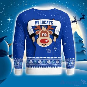 Kentucky Wildcats Cute Reindeer Ugly Christmas Sweater Christmas Party Gift image Kentucky Wildcats Cute Reindeer Ugly Christmas Sweater Christmas Party Gift Product Photo 4