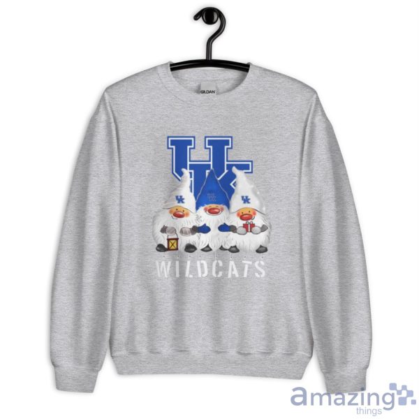 Kentucky Wildcats Logo Gnomies Shirt Christmas Gift - Unisex Heavy Blend Crewneck Sweatshirt