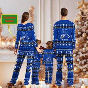 Kentucky Wildcats Personalized Christmas Pajamas For Fans Product Photo 2