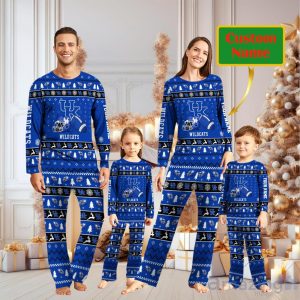 Kentucky Wildcats Personalized Christmas Pajamas For Fans Product Photo 1