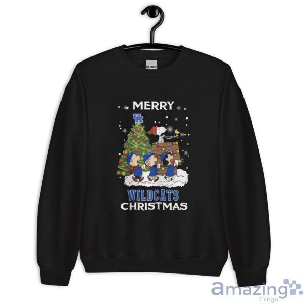 Kentucky Wildcats Snoopy Family Christmas Shirt Christmas Gift Ideas - Unisex Heavy Blend Crewneck Sweatshirt