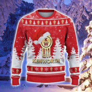 Kenworth Santa Hat Pattern Ugly Christmas Sweater For Men And Women Product Photo 2