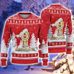 Kenworth Santa Hat Pattern Ugly Christmas Sweater For Men And Women Product Photo 1