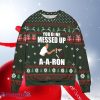 Key Peele You Done Messed Up A-Aron Snowflake Ugly Christmas Sweater Gift For Men Women