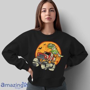 Kids Mummy T Rex Monster Truck Dino Toddler Boys Halloween Kids T Shirt Product Photo 8