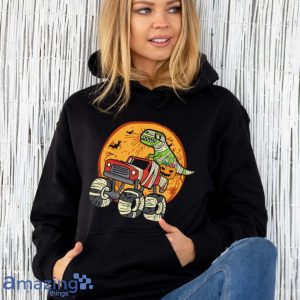 Kids Mummy T Rex Monster Truck Dino Toddler Boys Halloween Kids T Shirt Product Photo 9