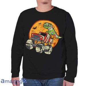 Kids Mummy T Rex Monster Truck Dino Toddler Boys Halloween Kids T Shirt Product Photo 10