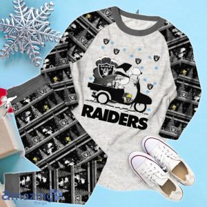 Las Vegas Raiders Christmas Limited Edition Pajamas Set image Las Vegas Raiders Christmas Limited Edition Pajamas Set Product Photo 2