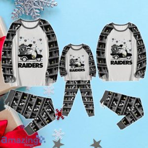 Las Vegas Raiders Christmas Limited Edition Pajamas Set image Las Vegas Raiders Christmas Limited Edition Pajamas Set Product Photo 3