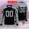 Las Vegas Raiders Ugly Sweater Custom Name And Number Hot Design For Christmas Gift